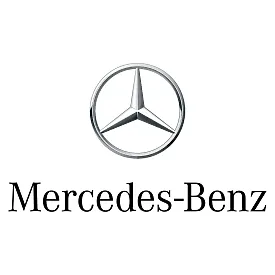 Друкована наклейка — логотип Mercedes-Benz, для авто