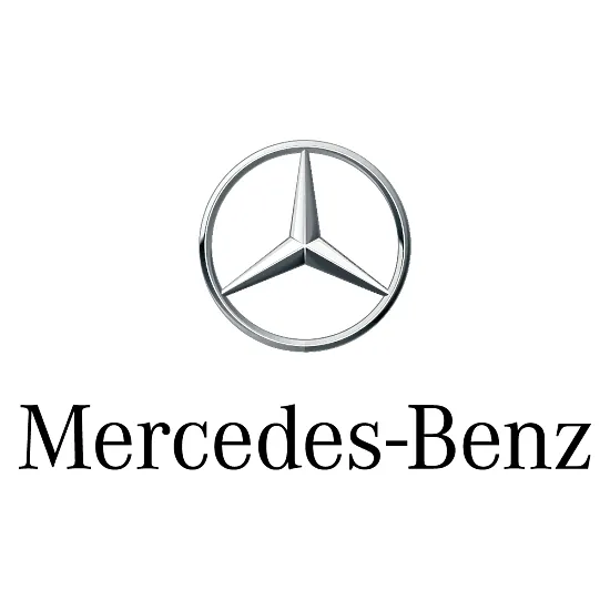 Друкована наклейка — логотип Mercedes-Benz, для авто