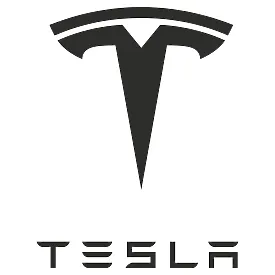 Виниловая наклейка на авто - эмблема Tesla, логотип