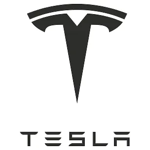 Виниловая наклейка на авто - эмблема Tesla, логотип