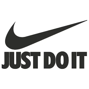 Виниловая наклейка на авто — Nike Just Do It логотип