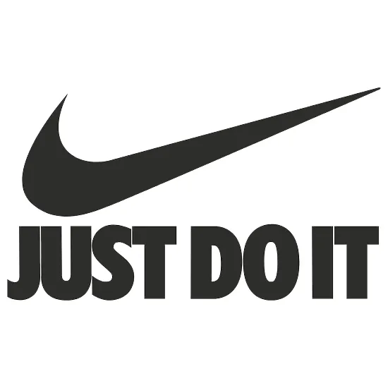 Виниловая наклейка на авто — Nike Just Do It логотип