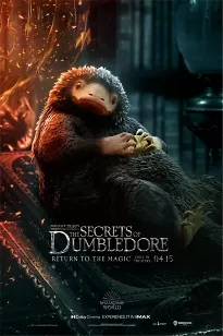  Купить яркий кино постер "Фантастические звери" с Niffler на нем