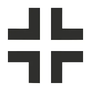 Вінілова наклейка Хрест Балкенкройц #03 для авто