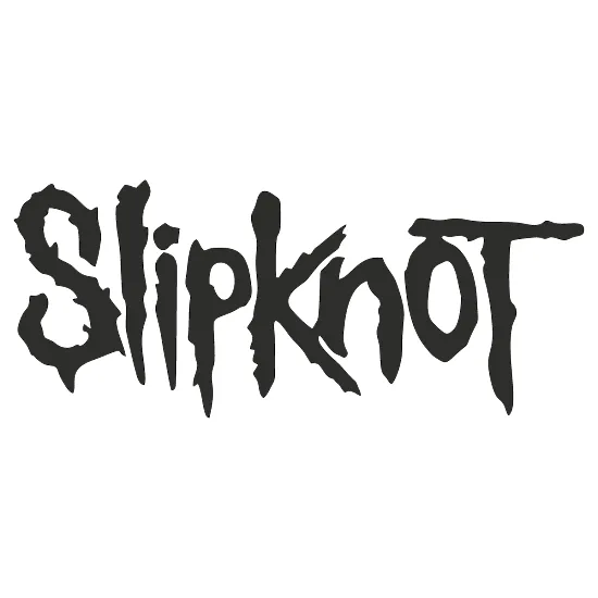 Виниловая наклейка на авто — Slipknot (логотип метал-группы)
